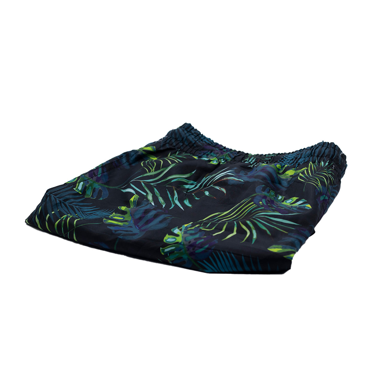 Traje de Baño azul con palmas