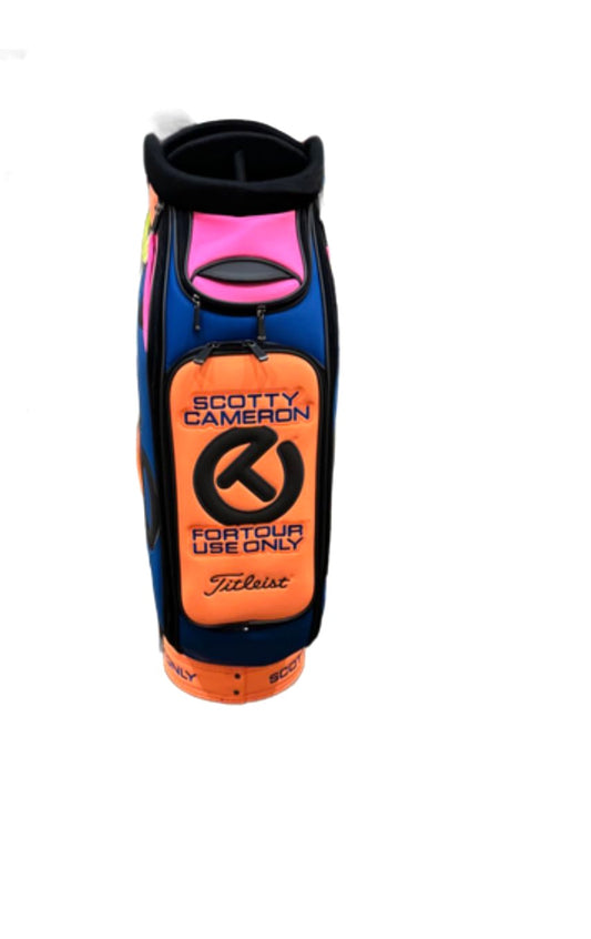 BOLSA SCOTTY CAMERON DE COLORES AZUL , NARANJA Y ROSA