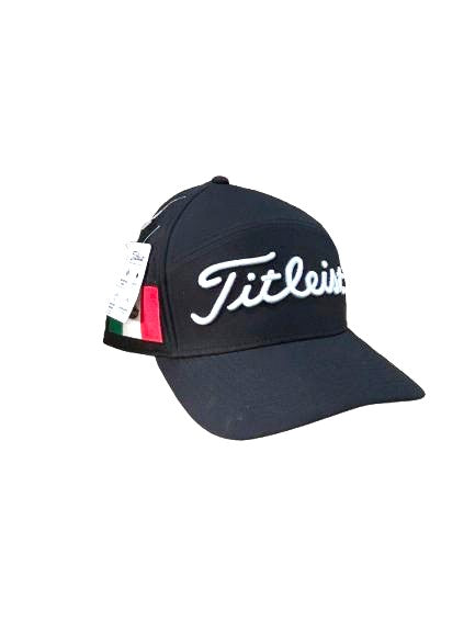 Gorra Titleis Negra con bandera de México