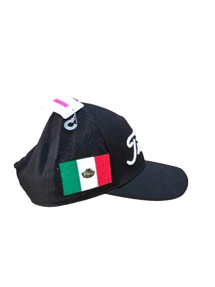 Gorra Titleis Negra con bandera de México