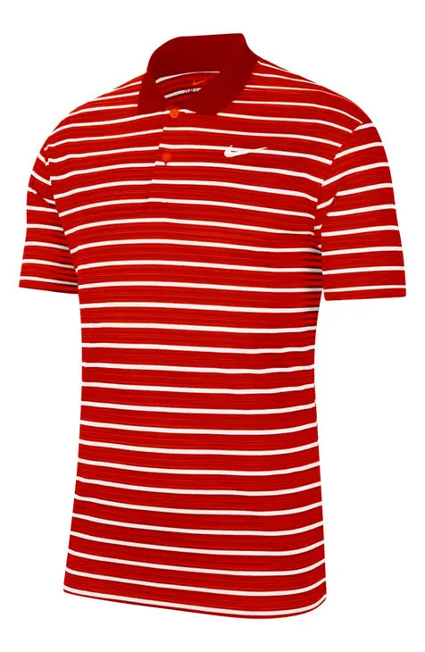 PLAYERA NIKE DRY  FIT GOLF   ROJA  CON   BLANCO