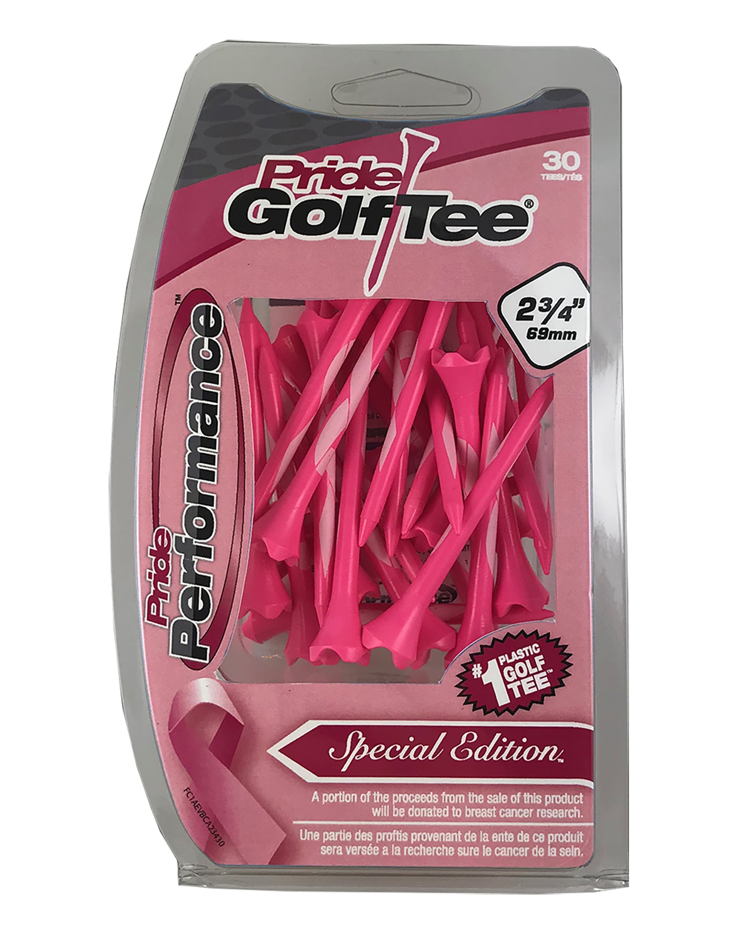 Tees de Golf Pride Golf 2 3/4 69mm (30)