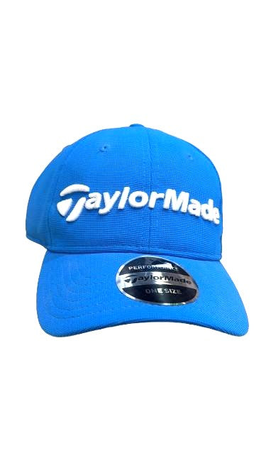 Gorra TaylorMade Azul Con Lolo 3D  Blanco