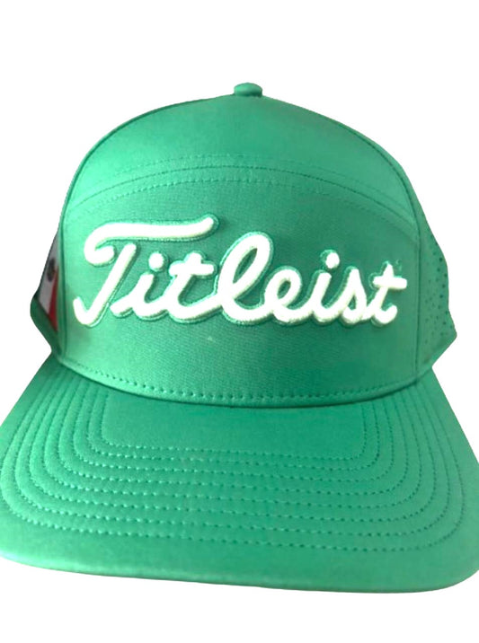 Gorra Titleis Golf Verde  con  bandera  de  México